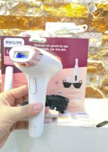 دستگاه لیزر خانگی شات نامحدود Philips Lumea IPL مدل 2025 سیستم خنک‌کننده پوست سنسور تشخیص تماس با پوست