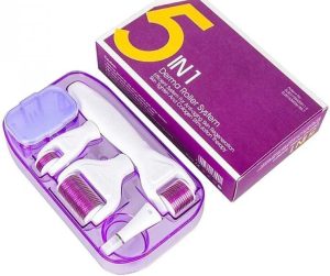 درمارولر تیتانیومی اورجینال پنچ کاره derma roller 5 in 1