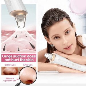 دستگاه میکرودرم ۴کاره مکنده جوش سرسیاه و پاکسازی پوست (Blackhead Remover)